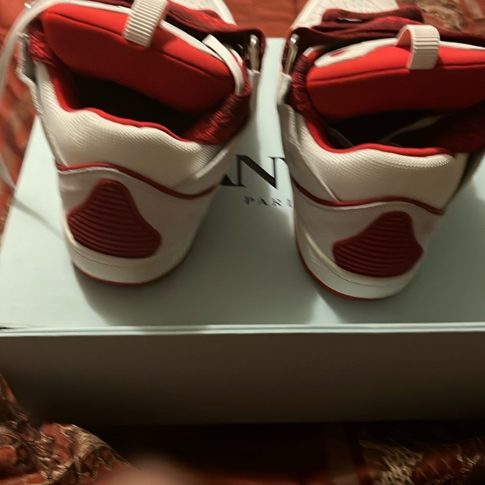 Designers Originals Red and White Sneakers. Worn once!